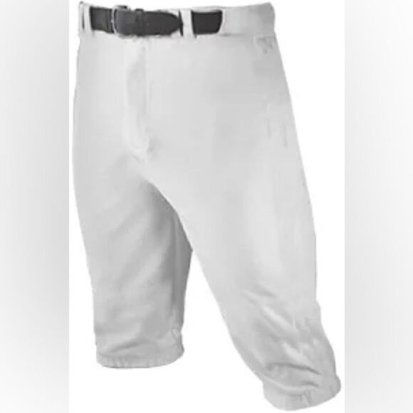 NWT RUSSELL ATHLETICS L Unisex Youth Knicker Baseball + Softball Pants -WHITE - Picture 8 of 9